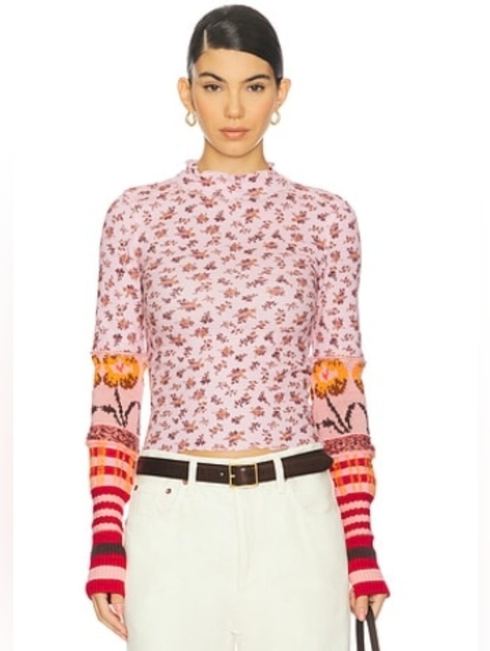 We The Free Bold Bowery Cuff In Cherry Blossom Combo S